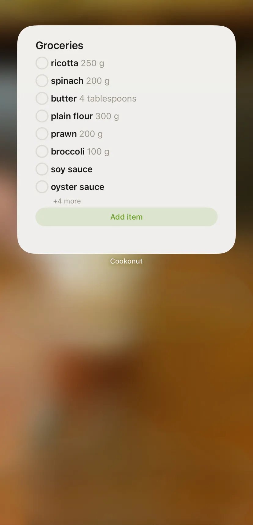 Home Screen Widgets